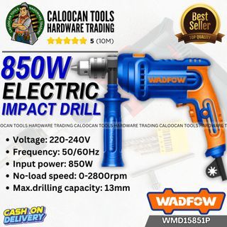 Wadfow 850W Electric Impact Drill / Hammer Drill / Barena with Variable Speed (WMD15851P)