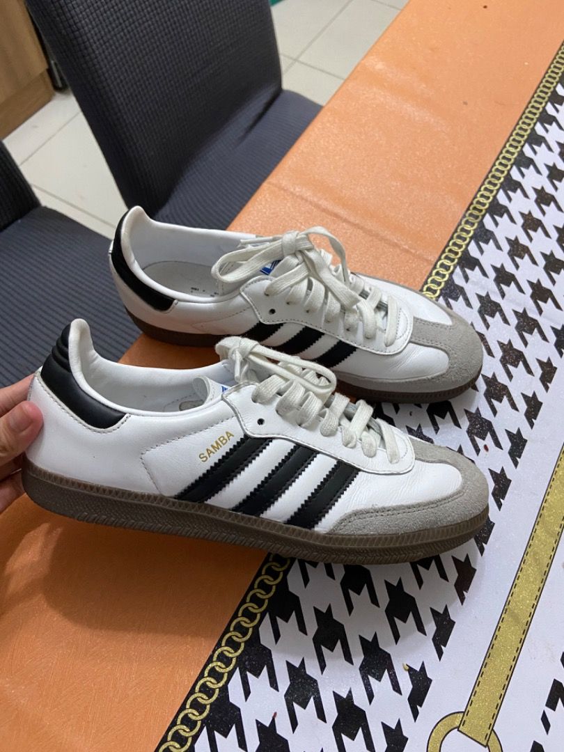 WHITE/BLACK/GRAY SAMBA OG SNEAKERS
