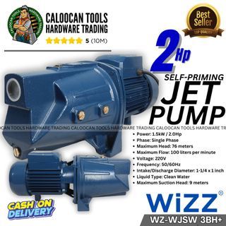 Wizz Self-Priming Jet Pump / Electric Water Pump 2HP - (WZ-WJSW/3BH+)