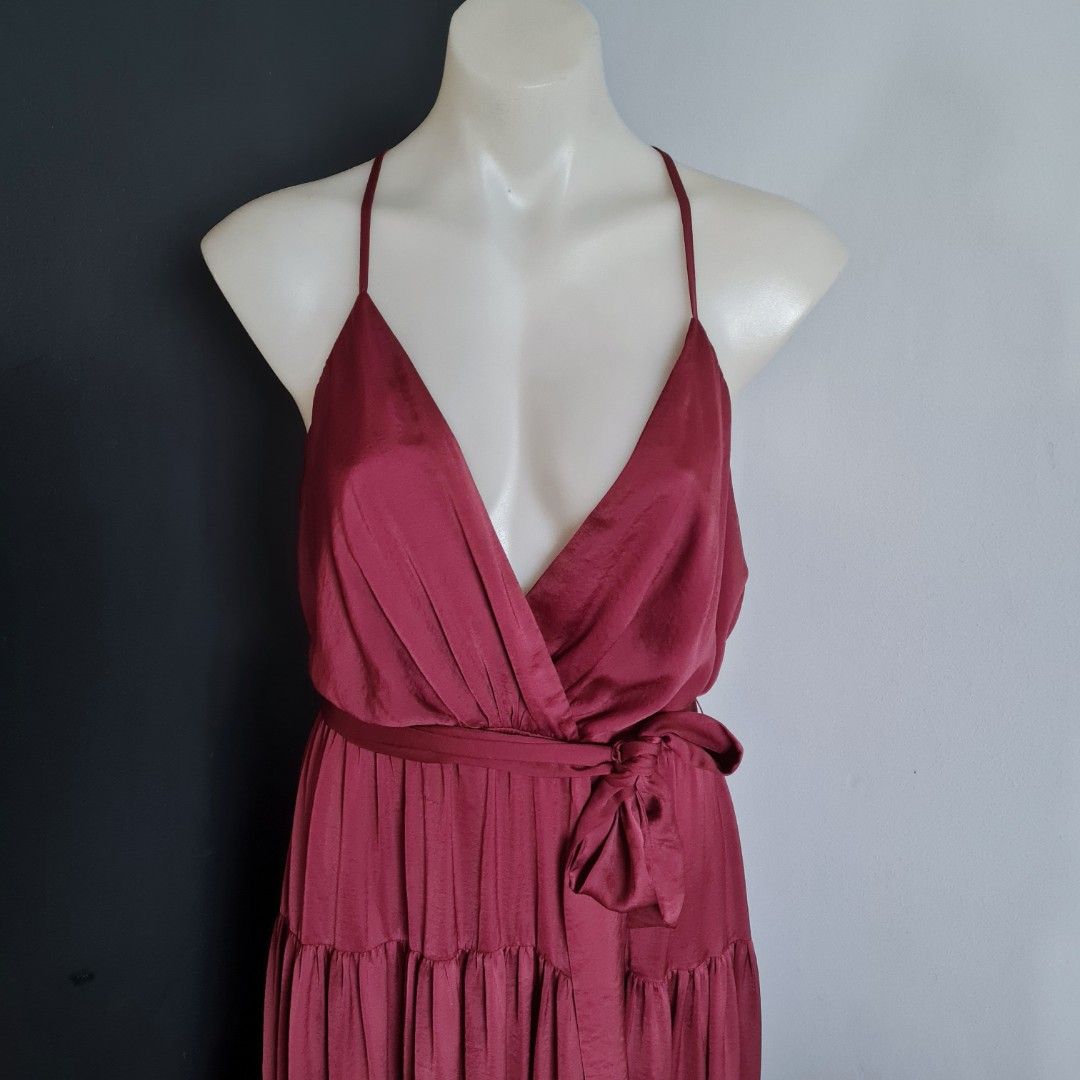 Hot sheike burgundy dress Store