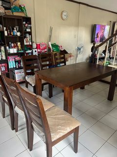 WOODEN DINING TABLE