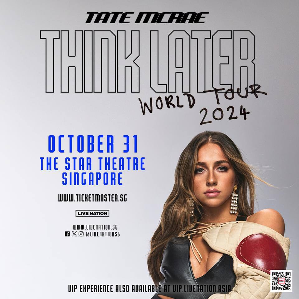 WTS 2x Tate Mcrae Think Later World Tour 2024 Tickets, Tickets & Vouchers, Event Tickets on