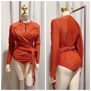 XLarge Rashguard Bikini Rust Color