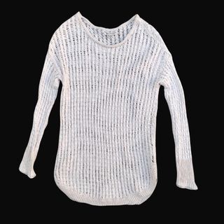 Y2k knitted white top