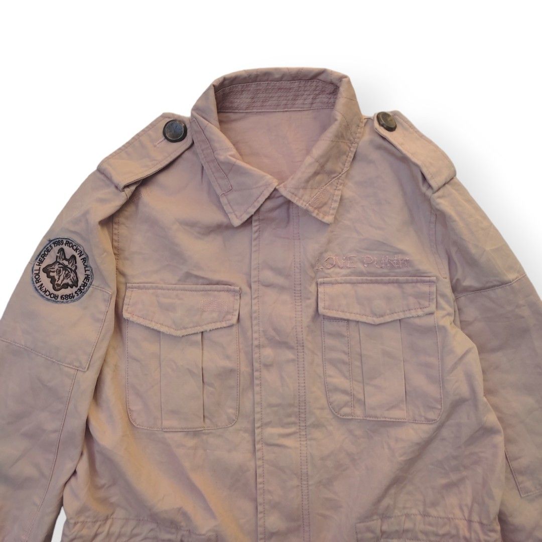 Zadig & Voltaire Kayak Military Jacket, Fesyen Wanita, Pakaian Wanita