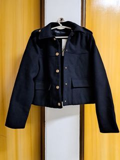 Zara navy blue blazer/coat