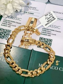 18k ja gold Monaco bracelet