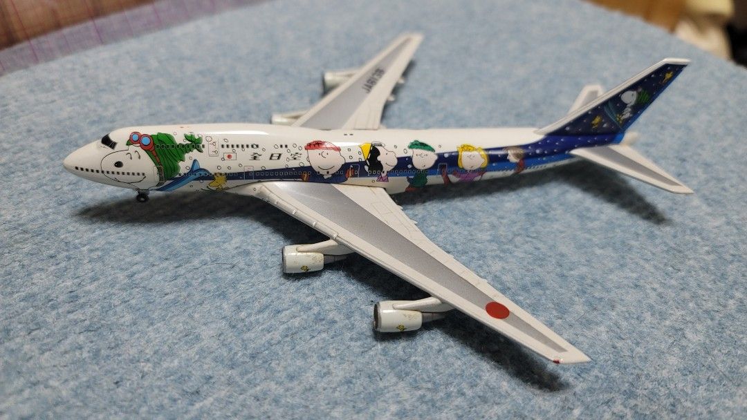 絕版ANA 全日空Snoopy JA8139 飛機模型, 興趣及遊戲, 收藏品及紀念品 
