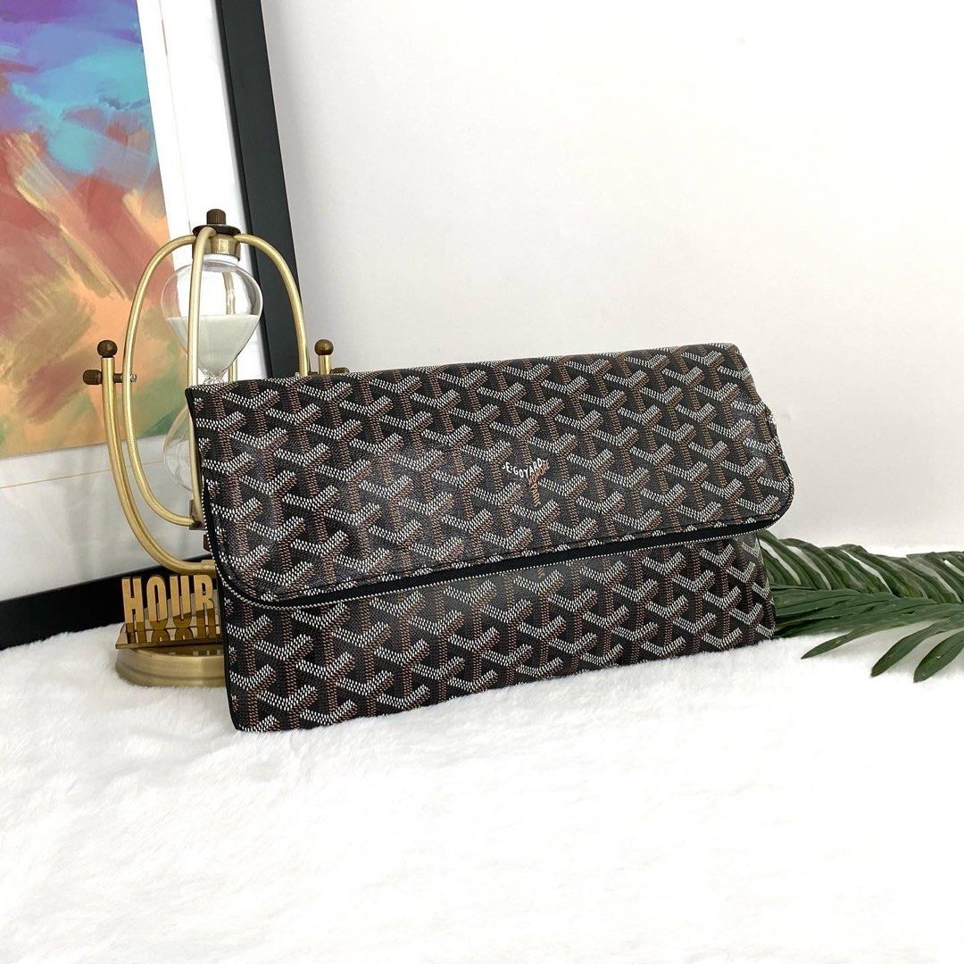 Goyard black clutch hotsell