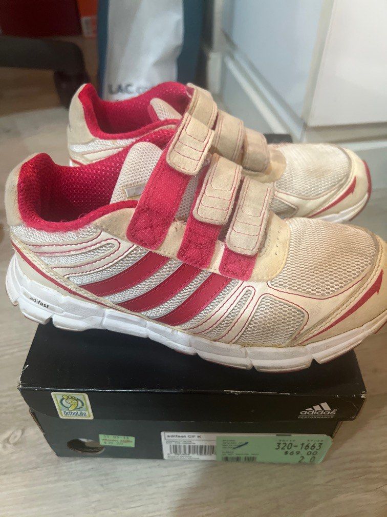 Adidas adifast kids shoes Babies Kids Babies Kids Fashion on Carousell