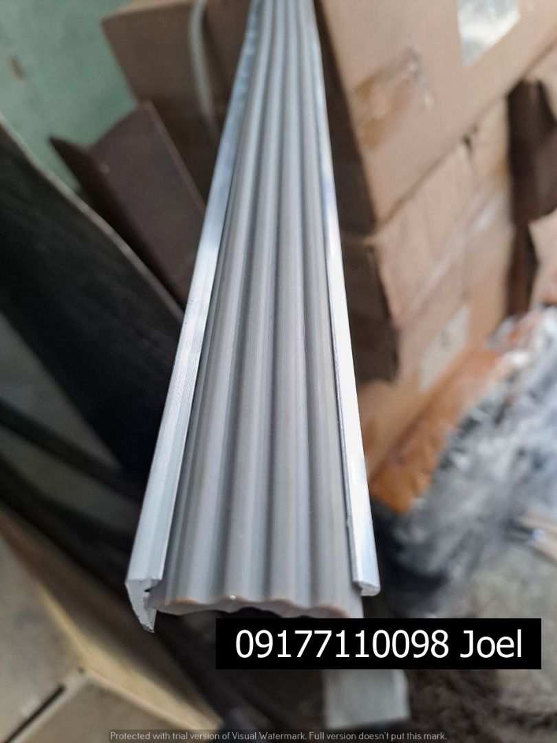 aluminum stair nosing w/ rubber (Category: Construction & Building Materials) located in Manila. Submitted by joeyroque09 (Listing ID 1306353122, Image 3). Description: aluminum stair nosing w/ rubber Specs: 1 1/4 price: 105/ft.