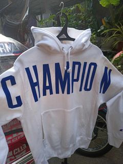 Champion Reverse Weave Oversized Arch Logo Hoodie
