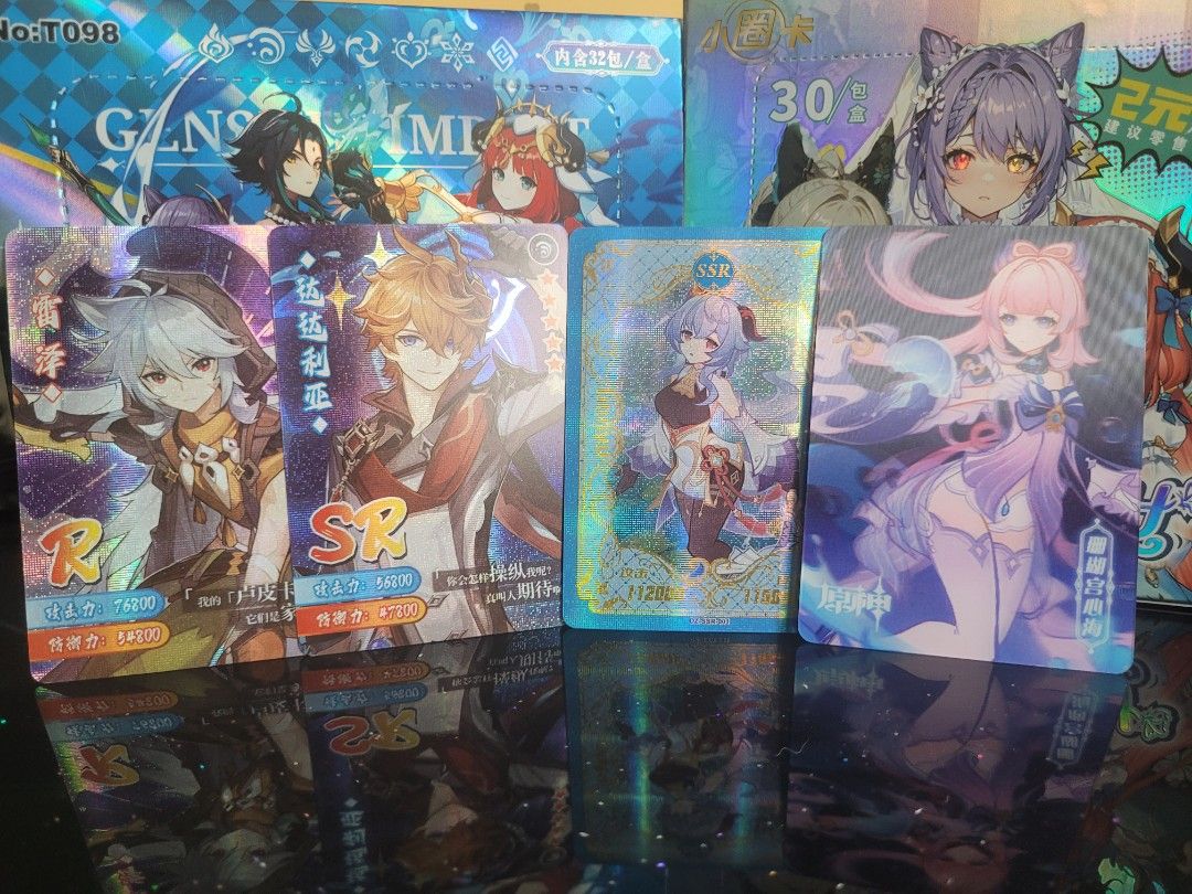 CHEAPEST) Genshin impact TCG/CCG Booster Pack, Hobbies & Toys, Toys & Games  on Carousell
