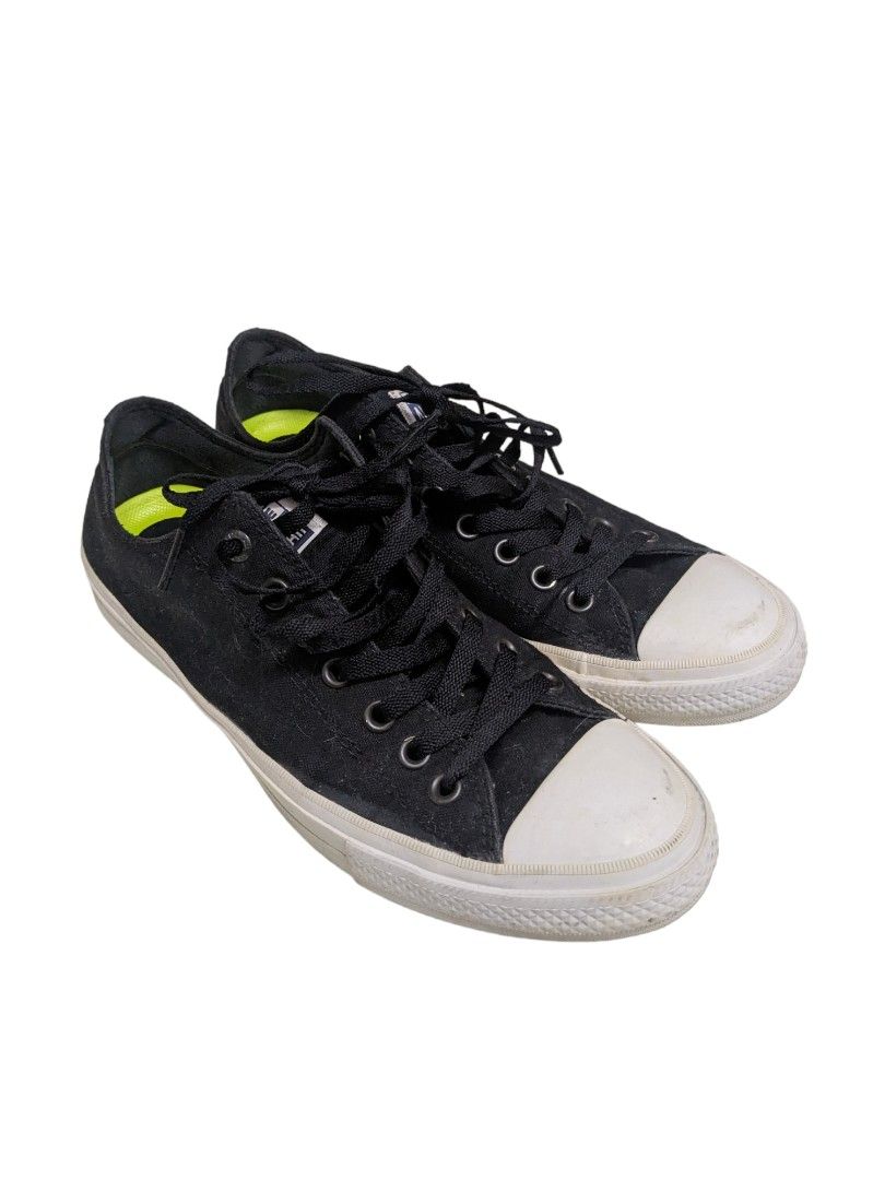 Converse Chuck Taylor All Star II 2 Lunarlon Black Low 150149C Men s Fashion Footwear Sneakers on Carousell
