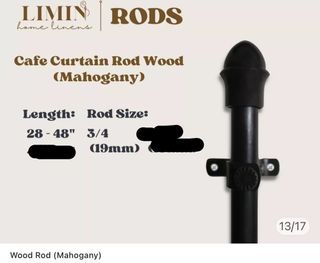 Curtain rod (28” to 48”)