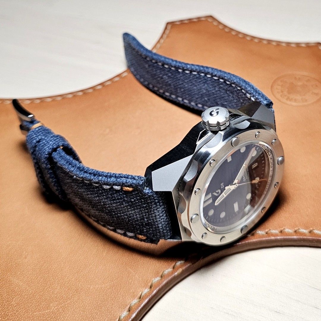 Custom Handmade Full Canvas Watch Strap for Boldr Men s Fashion Watches Accessories Watches on Carousell