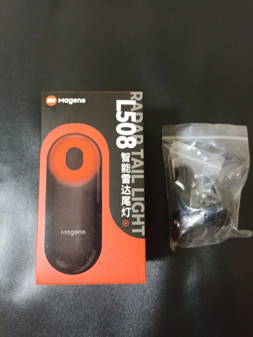 Magene 邁金L508 智能雷達尾燈防水智能單車尾燈Smart Radar Tail Light , Free Saddle Mount,  運動產品, 單車及配件, 單車- Carousell