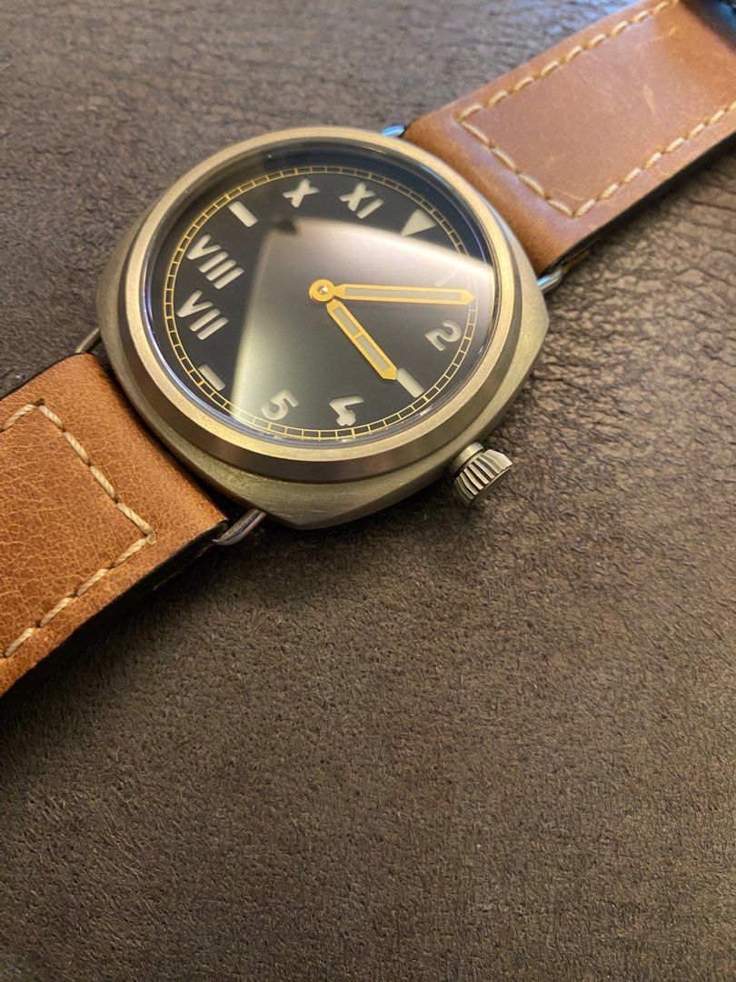 DIEVAS Vintage Titanium California Dial Mechanical Watch