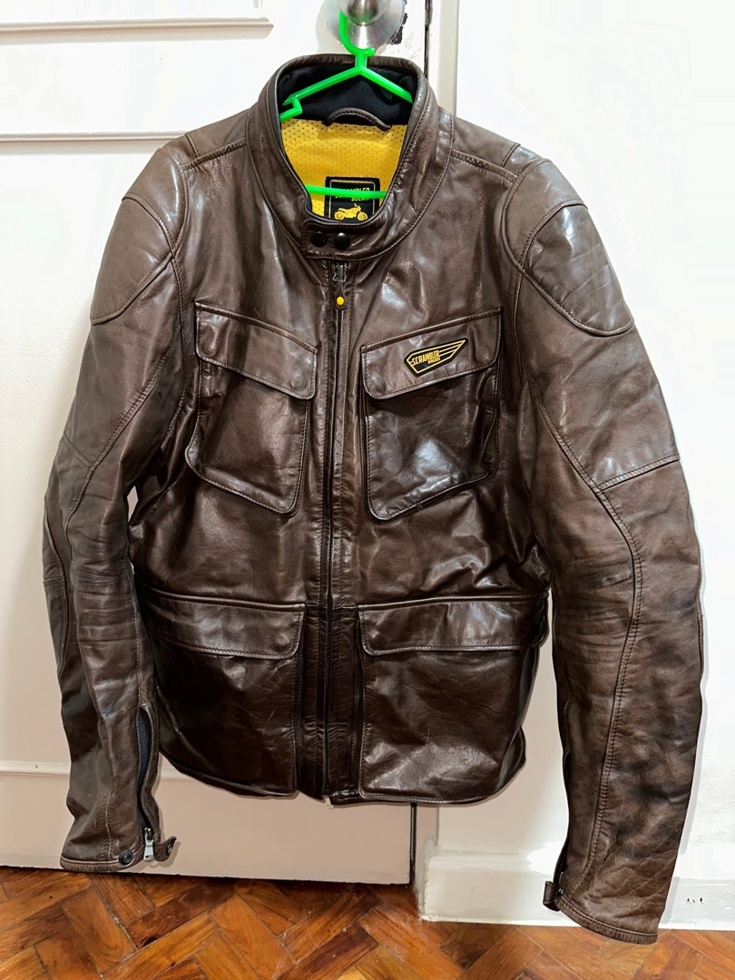 Ducati Scrambler Quattrotasche Leather Jacket Motorbikes Motorbike Parts Accessories Helmets and other Riding Gears on Carousell