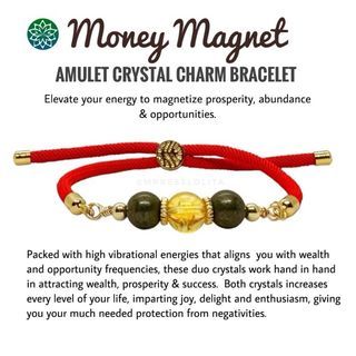 empresslolita MONEY MAGNET Amulet Crystal Charm Bracelet
