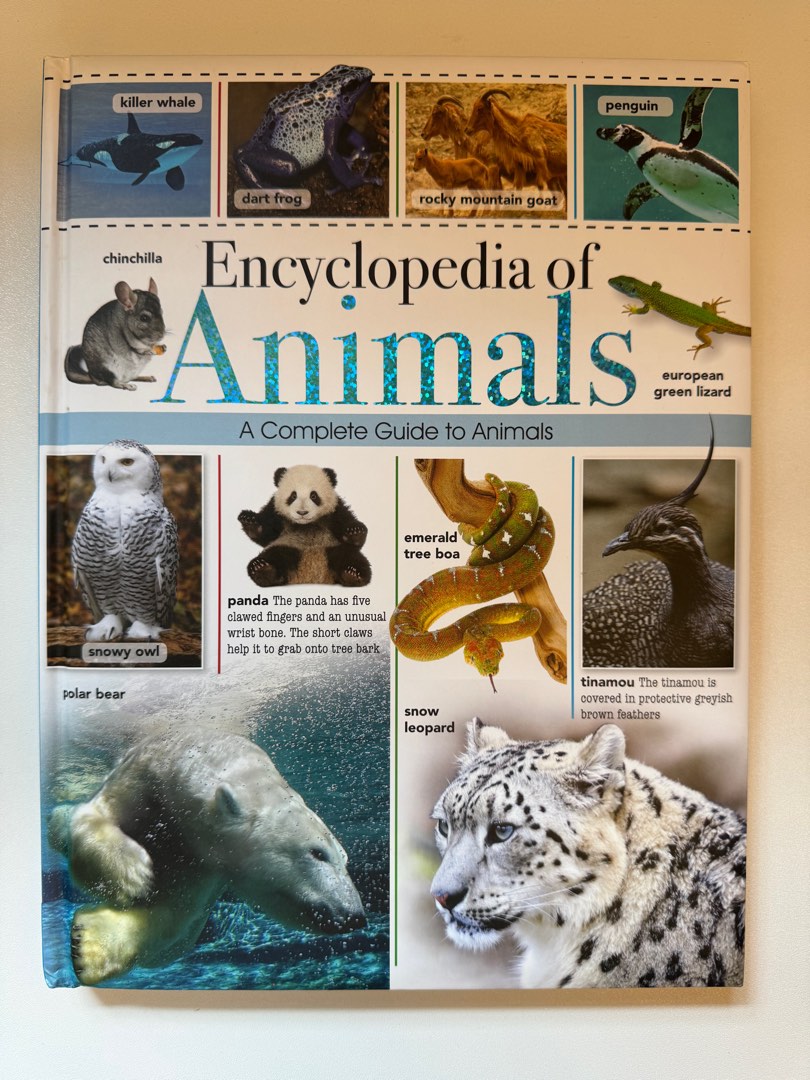 Encyclopedia of Animals (A4 size, hard cover) 動物百科全書(A4 size 