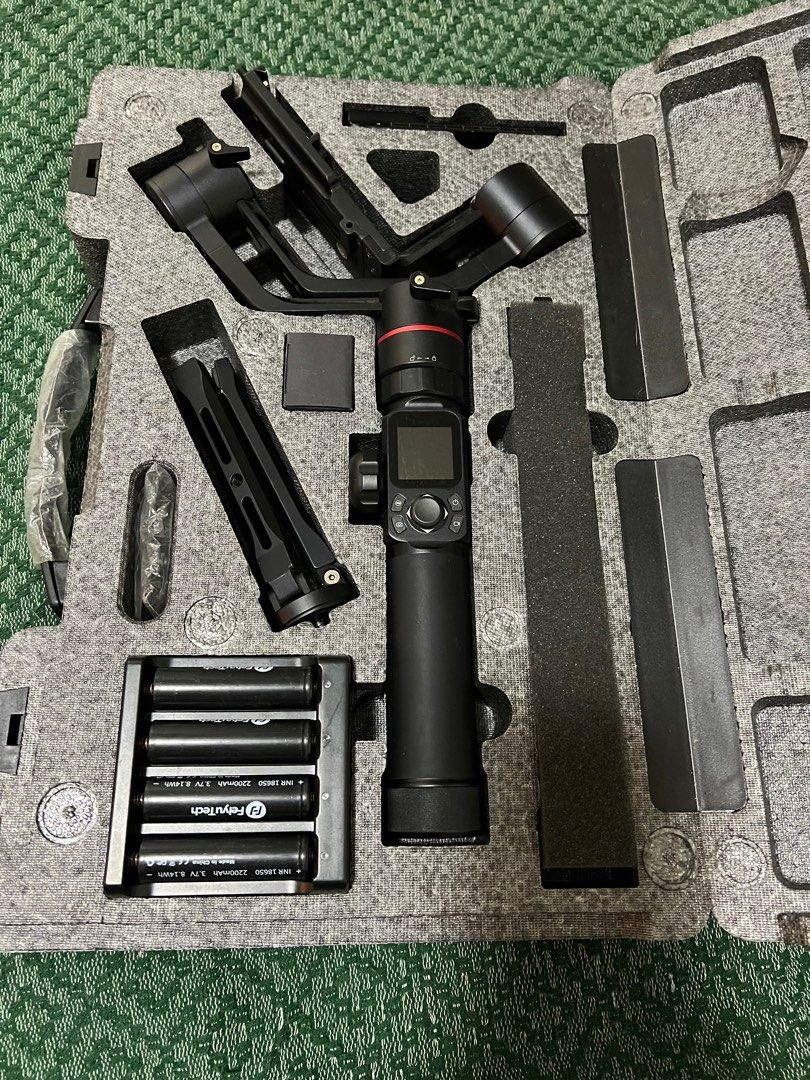 Feiyutech Ak2000 Gimbal (Category: Video Cameras) located in Manila. Submitted by kevynshair52371 (Listing ID 1306460498, Image 3). Description: Good as new with Box Original price: 15,000 Features: - TOUCH-CONTROL OPERATION “SPIRITUAL WINDOW” TOUCH PANEL STABILIZER WITH TOUCH SCREEN, TIME-LAPSE PHOTOGRAPHY, PATH SETTING, CAMERA CONTROL, ETC. - BEVELED ANGLE DESIGN ENABLES UNOBSTRUCTED SHOOTING AND FRAMING SIMPLE DESIGN STYLE, THE POPULAR BEVELED