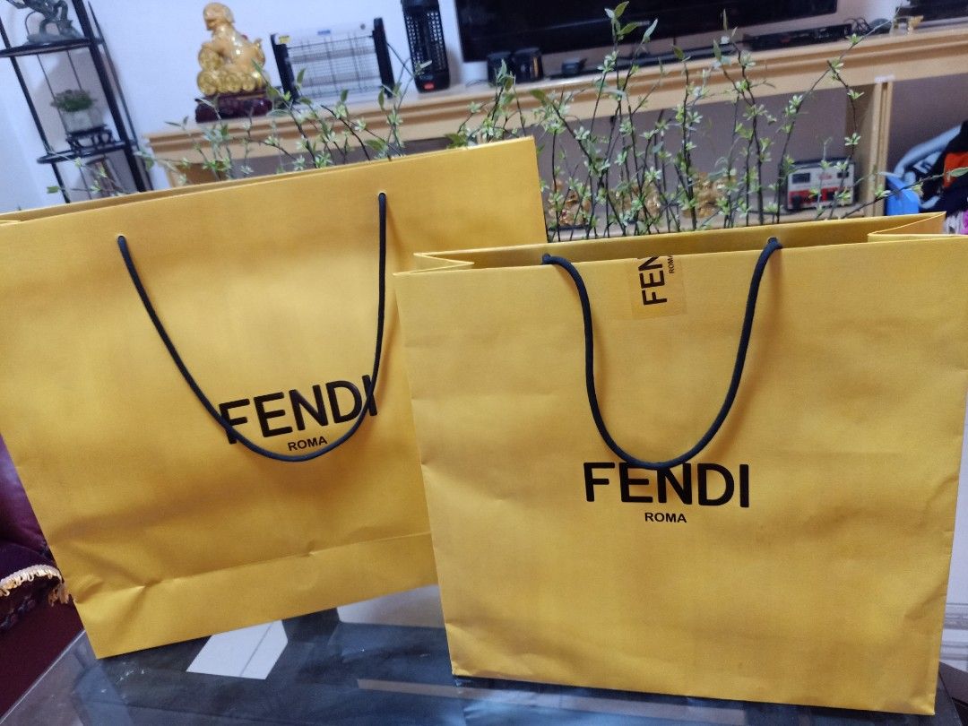 Fendi Paper bag (Category: Luxury Bags & Wallets) located in Makati City. Submitted by fashioncloset (Listing ID 1306361876, Image 2). Description: 2 pcs..