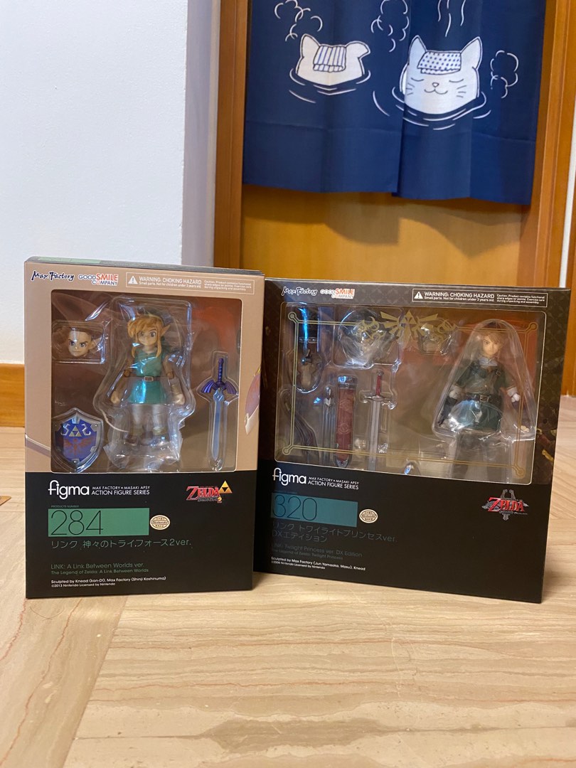 Figma 284 Link Figma 320 Twilight Princess Hobbies Toys Toys Games on Carousell