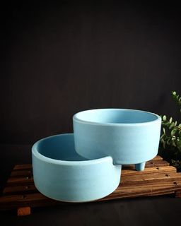 Footed Unique Ikebana Vase