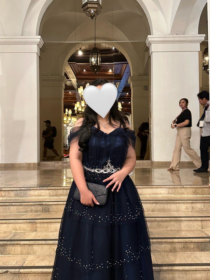FOR RENT Navy Blue Ball Gown (Category: Evening dresses & gowns) located in Navotas City. Submitted by imcflurrie (Listing ID 1306429611, Image 1). Description: ❗️FOR RENT❗️ Navy Blue Ball Gown 📍Navotas - Navy Blue (Color) - Medium to Large Frames - With Petticoat via GCash only.
