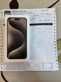 FOR SALE OR SWAP  BRAND NEW SEALED IPHONE 15 PRO MAX 256 GIG  FACTORY UNLOCK NATURAL TİTANUM FROM POWERMAC WITH POWERMAC RECEIPT, DATE OF PURCHASE MAY 31, 2024. BRANDNEW UNIT WITH ONE YEAR Warranty once Activated.