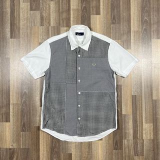 Fred Perry checkered patch button up polo shortsleeve (authentic)
