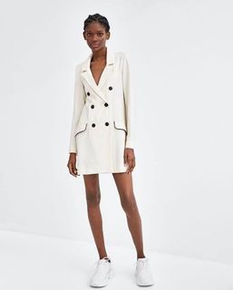 [FREE SF] ZARA White Blazer Coat