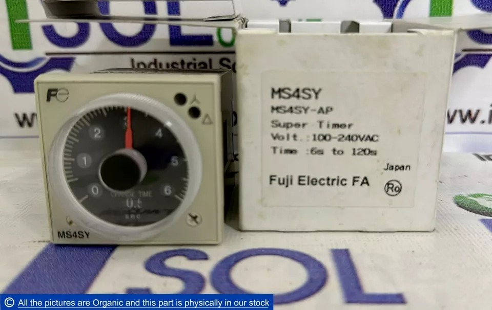 Fuji MS4SY-AP Star-Delta Timer 6s-120s MS4SY Series Compact Relay Timer ...