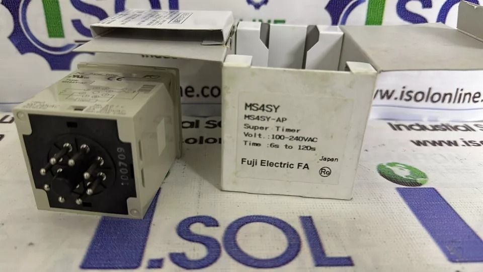 Fuji MS4SY-AP Star-Delta Timer 6s-120s MS4SY Series Compact Relay Timer ...