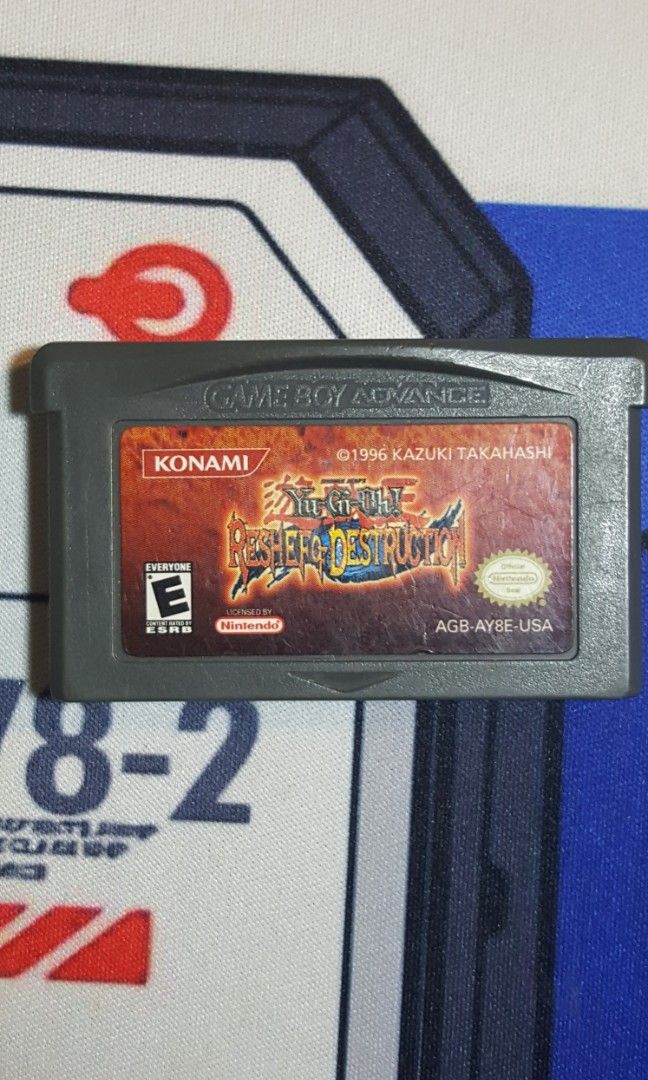 GBA YuGiOh Reshef of Destruction, Video Gaming, Video Games
