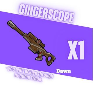 Gingerscope Sniper MM2 Murder Mystery 2 Roblox Knives and Guns