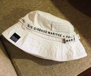 Girbaud white  stylish bucket hat