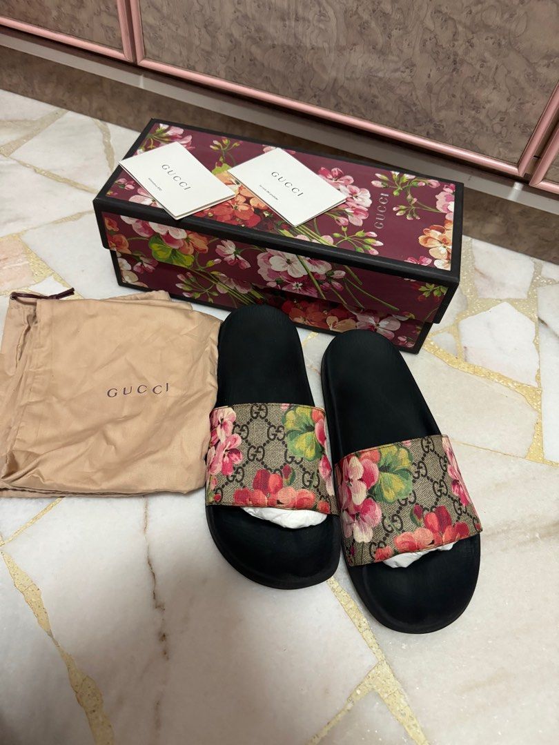 Gucci bloom slippers online