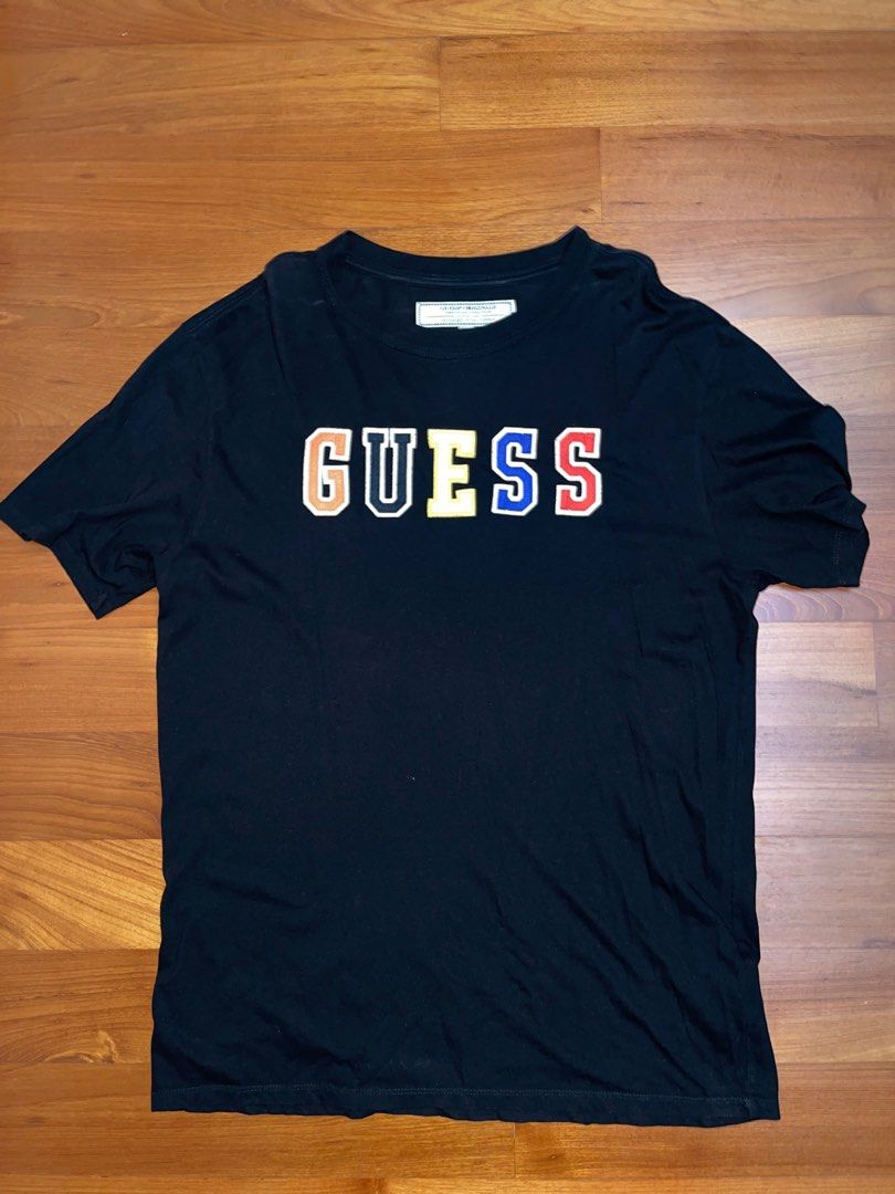Rainbow guess t shirt sales