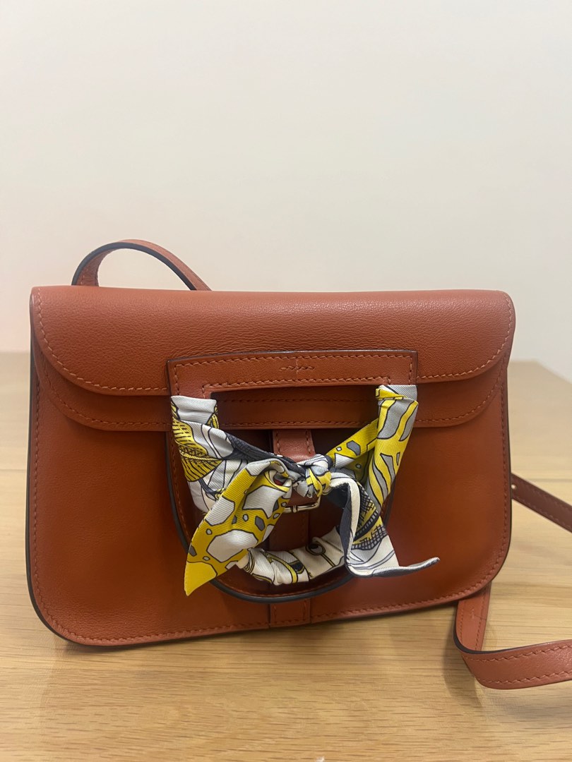 Hermes mini Halzan ( 絕版）, 名牌, 手袋及銀包 - Carousell