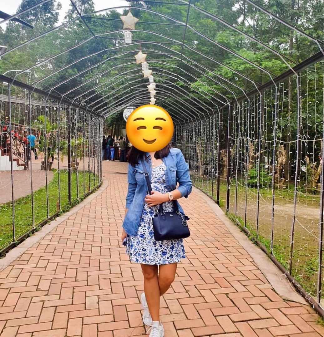 H M Blue Floral Dress. Graduation Party dress Women s Fashion Dresses Sets Dresses on Carousell