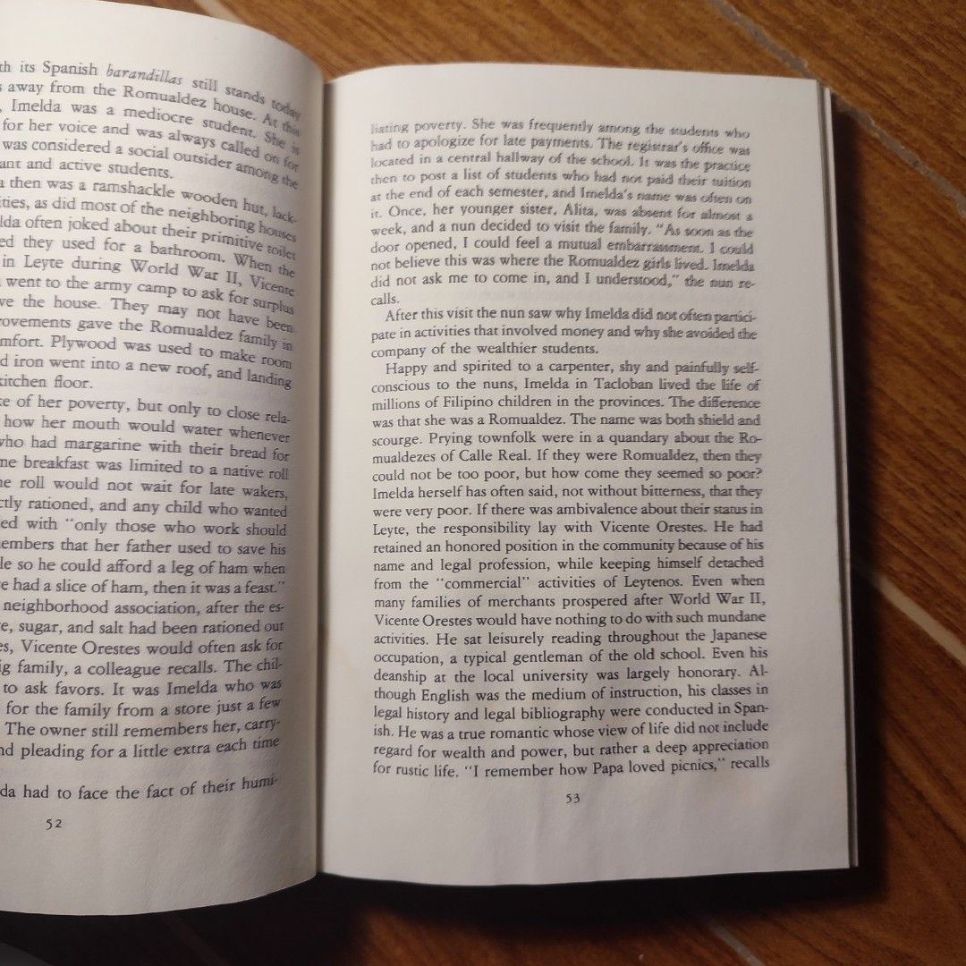 Imelda Marcos by Carmen Pedrosa (Category: Storybooks) located in Taguig. Submitted by histoavenueph (Listing ID 1306459414, Image 3). Description: Hardbound signed by author.