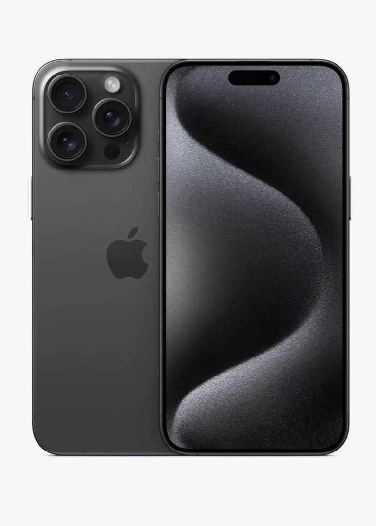 全新未開封iPhone 15 Pro Max 256GB 黑色, 手提電話, 手機, iPhone 