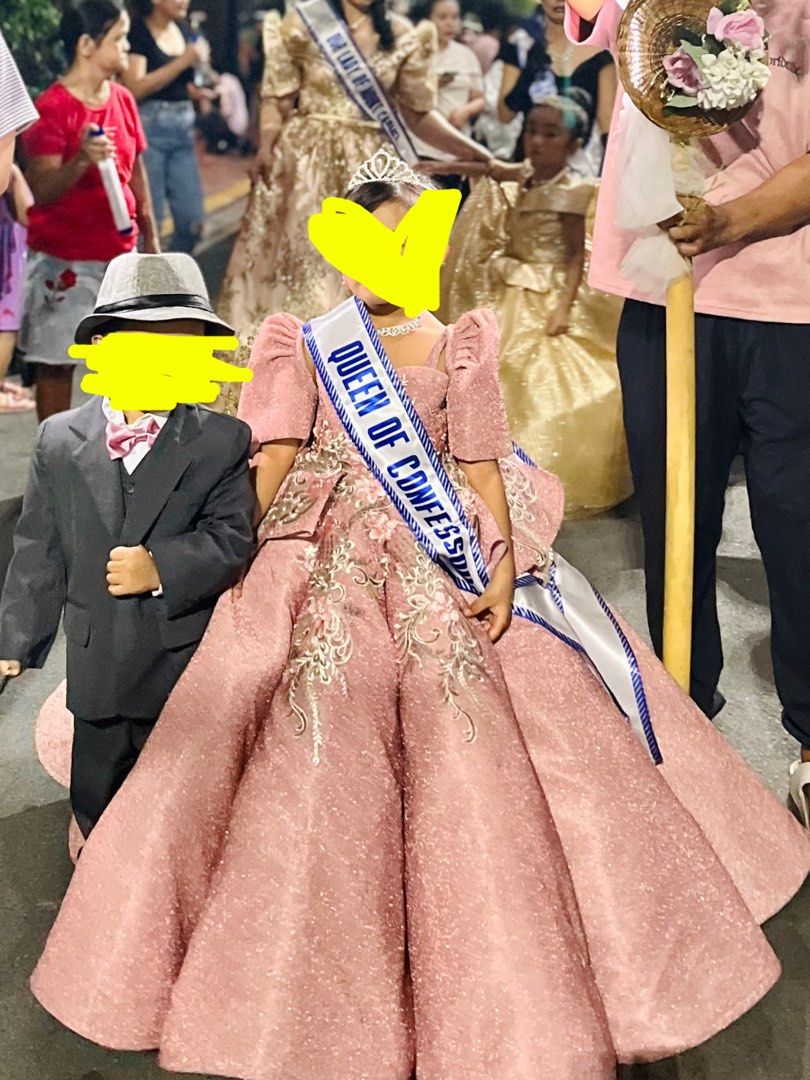 Kids Gown Filipiniana Babies Kids Babies Kids Fashion on Carousell