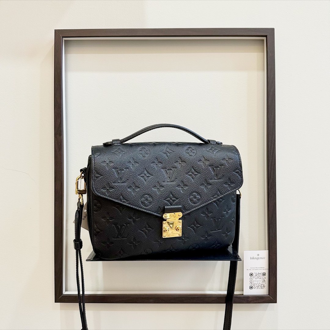 LV Pochette Metis Black Empreinte Luxury Bags Wallets on Carousell