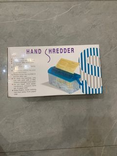(ON HAND) Manual Paper Shredder