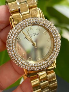 Marc Jacobs Marci  Crystal Gold Watch