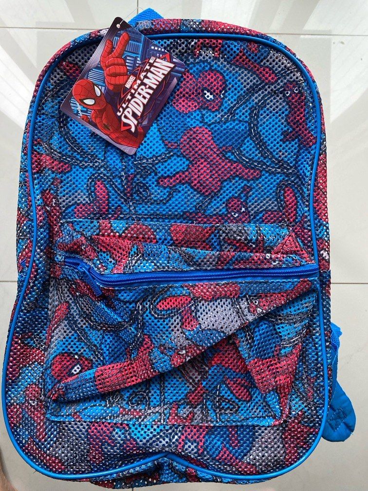 Spiderman mesh backpack clearance
