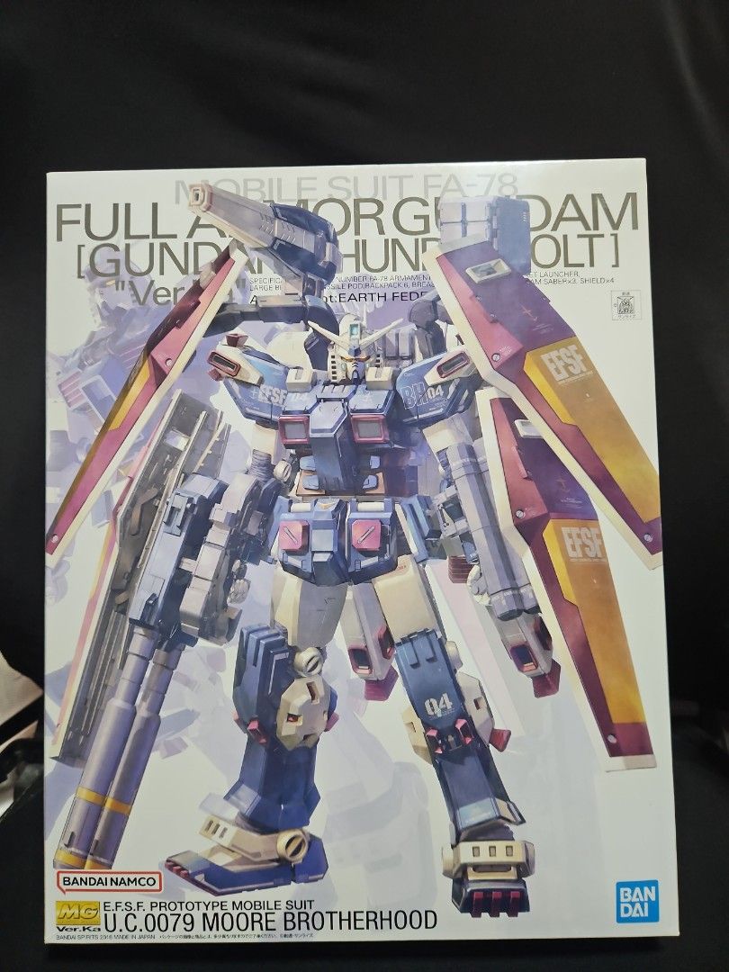 MG Full Armor Gundam Master Grade Ver.ka Thunderbolt FA-78, Hobbies ...